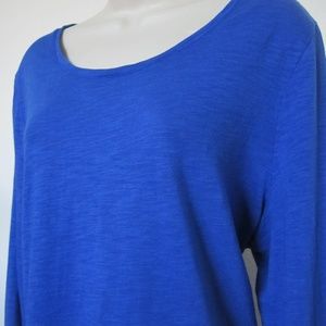 Chico's Ultimate Tee Blue T Shirt Size 3
